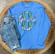 Monogrammed long sleeve