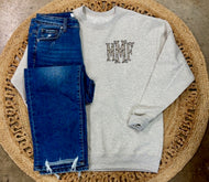 Monogrammed crewneck